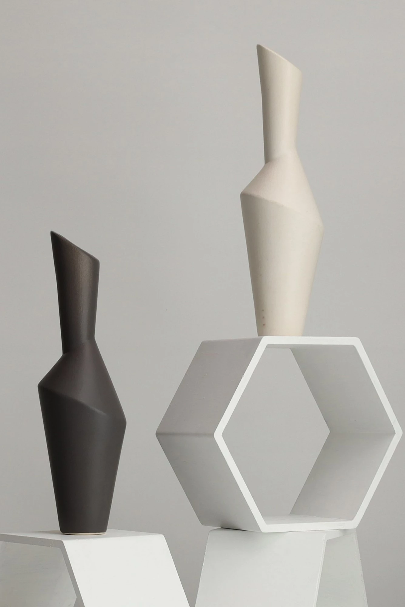 Vazo dekorative Evila Originals, BSI227, e bardhë, 32cm