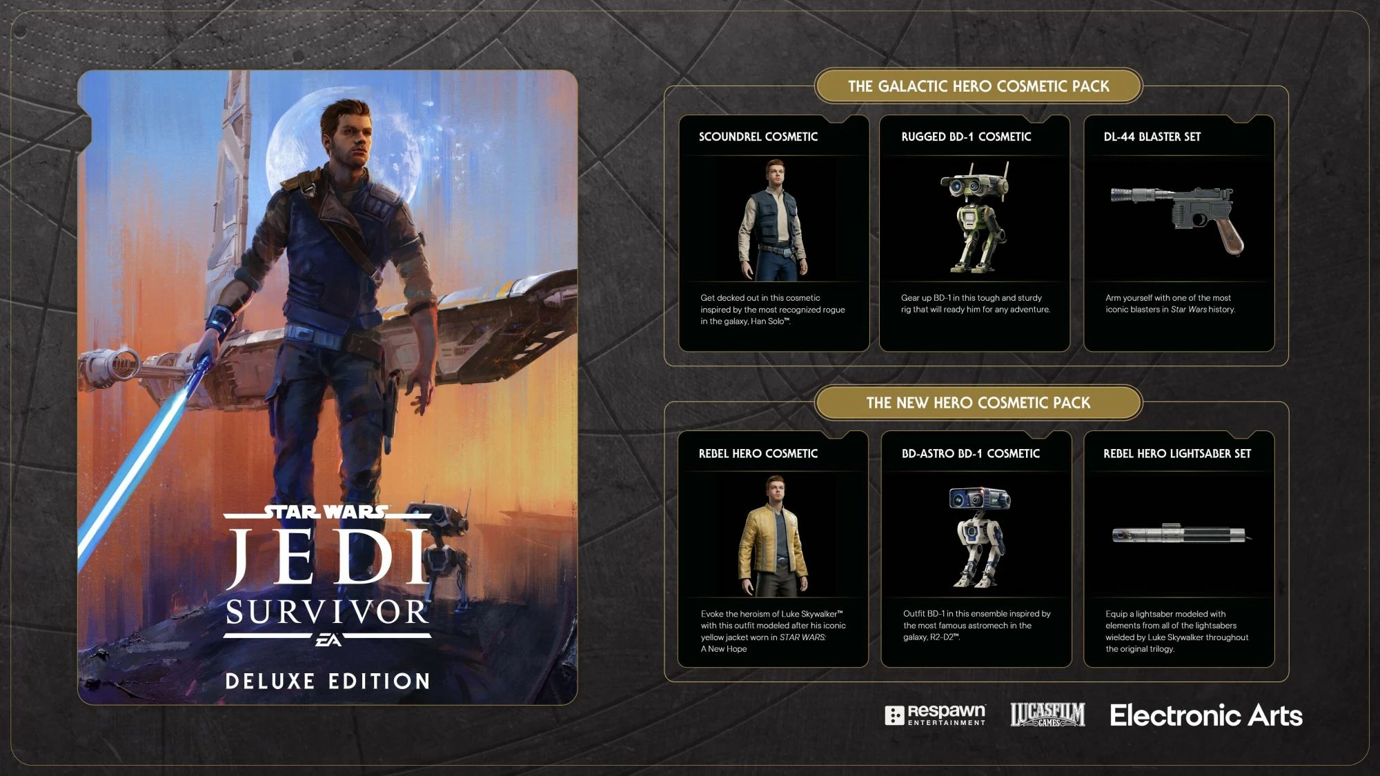 Lojë PS5 Electronic Arts Star Wars Jedi: Survivor Deluxe Edition, PEGI 12
