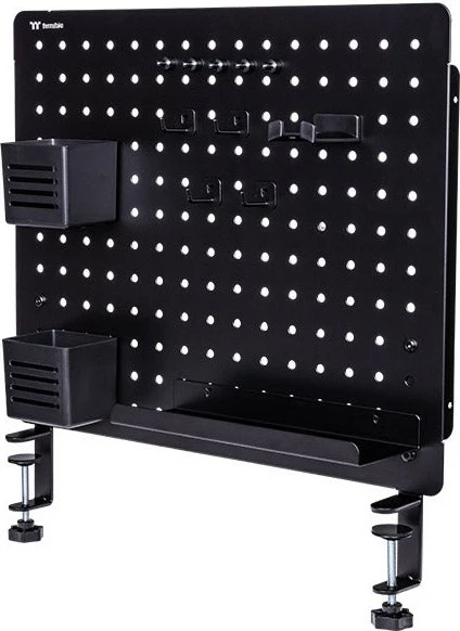 Panel organizues Thermaltake Gaming Desk Pegboard Large, çelik, i zi