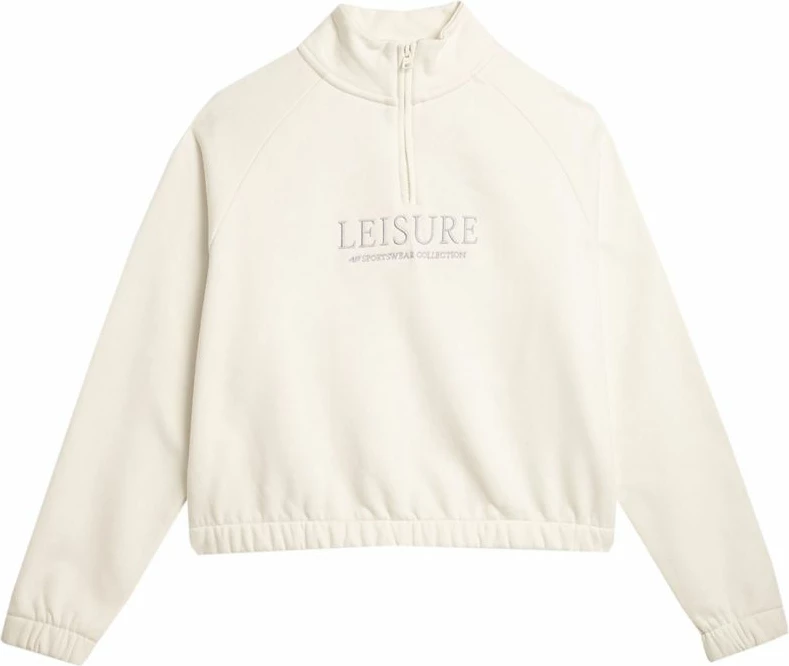 Duks pa kapuç për femra 4f, ngjyrë krem