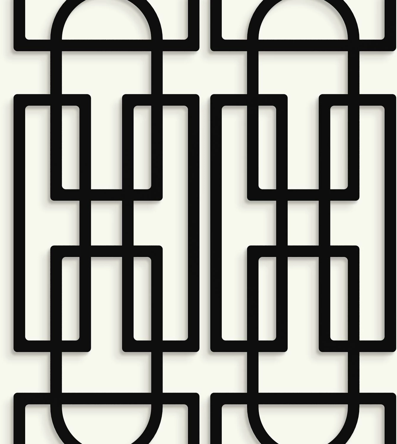 Set dekorativ metalik për mur, 2 copë, ngjyrë e zezë, Echo Forms, Wallity, APT837