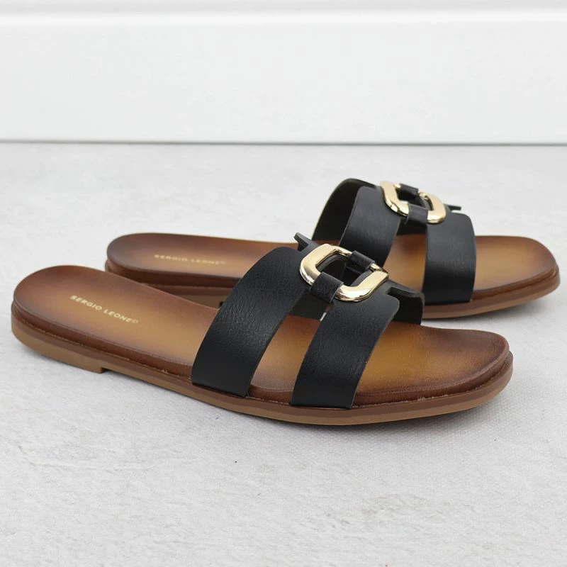 Papuqe femra Sergio Leone SK077H, të zeza