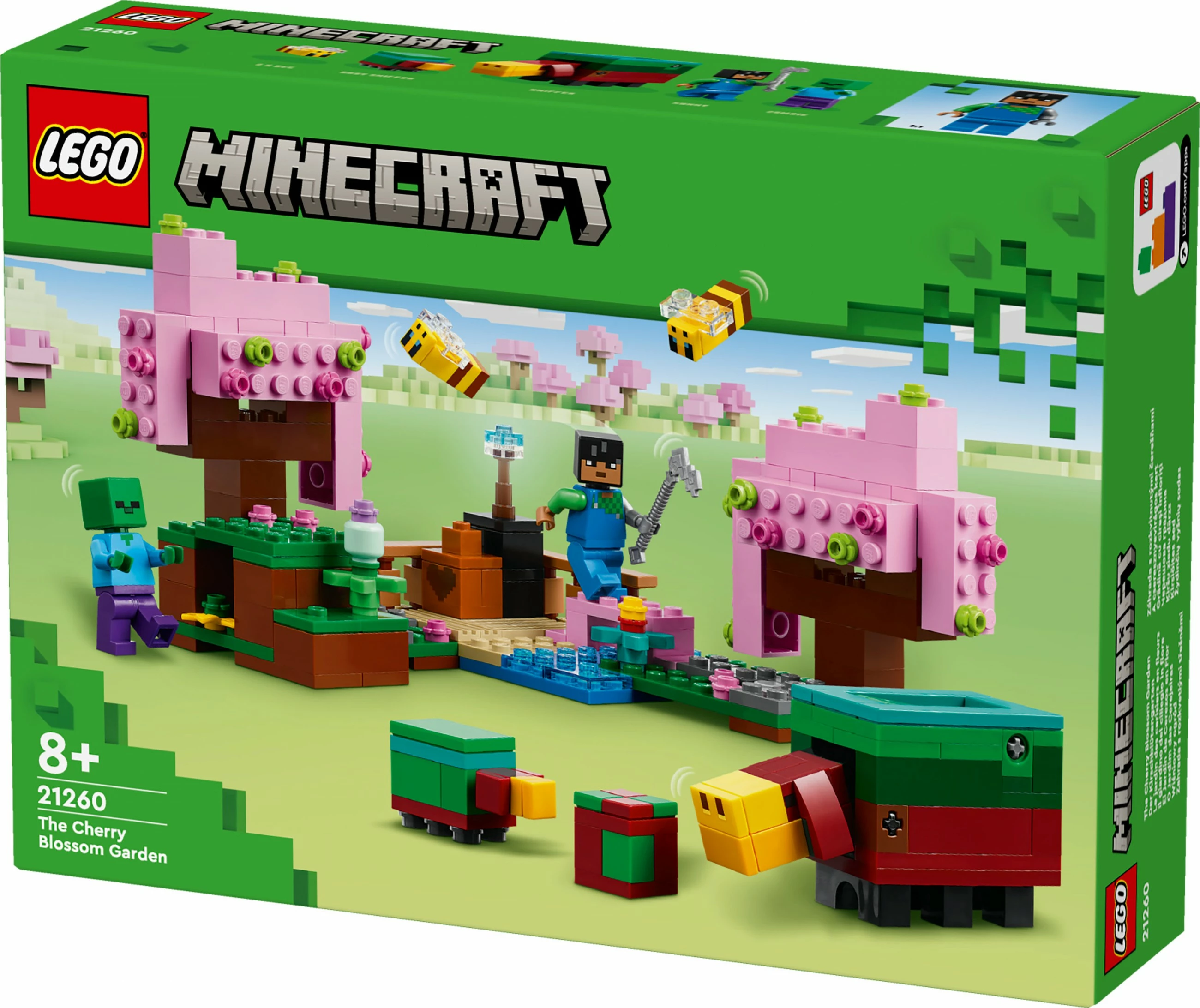 Set ndërtimi LEGO Minecraft 21260, 304 pjesë, multikolor