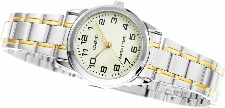 Orë dore për femra Casio, argjend e ar