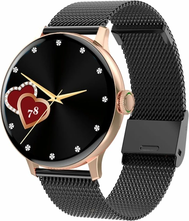 Smartwatch për femra Giewont, rozë gold