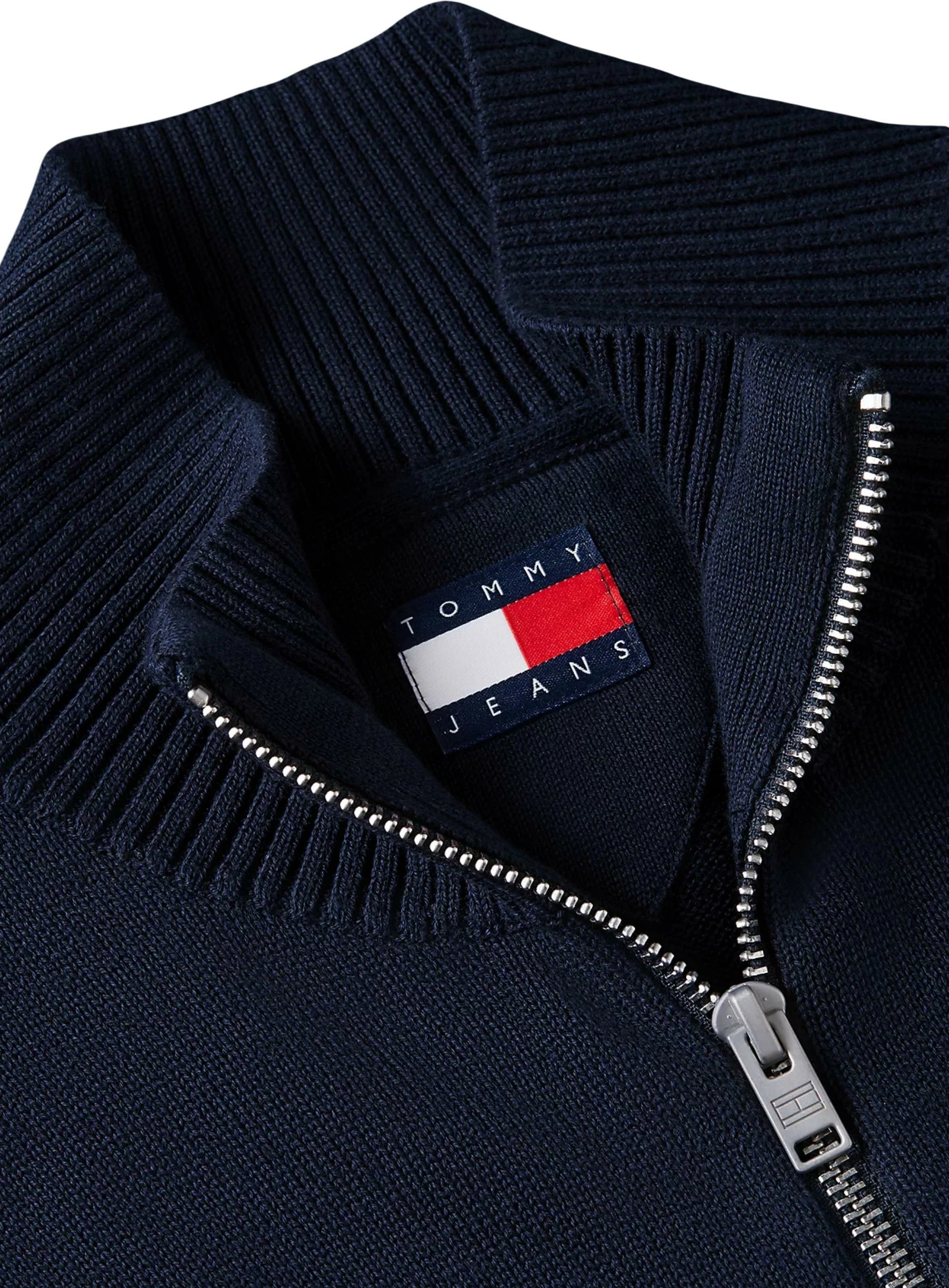 Xhemper për meshkuj Tommy Hilfiger Jeans DM0DM21654, kaltër e errët [Madhësia: XL]