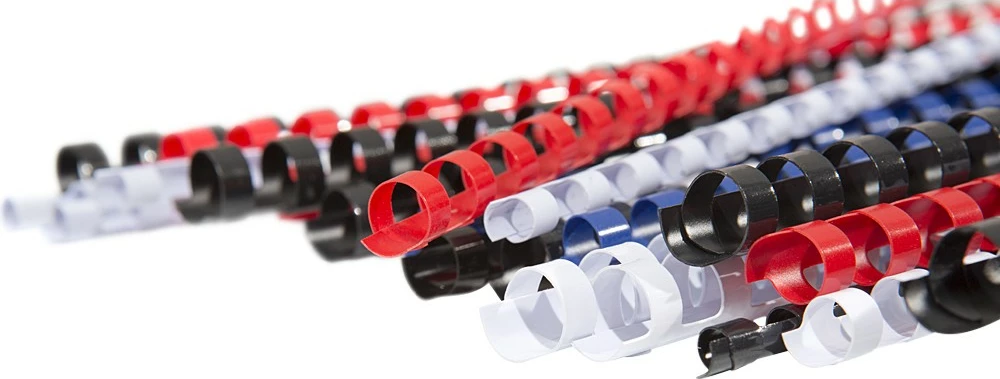 Spirale plastike GENIE 11099, set 20 copë, multikolor, DIN A4