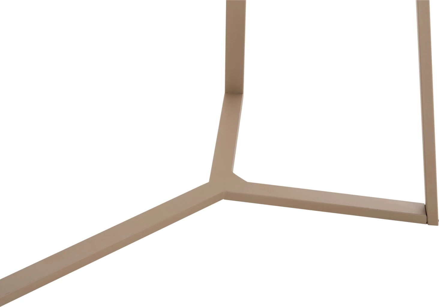 Kornizë metalike për tavolinë, ngjyrë kapuçino mat, FH471.25, 111x60x71cm