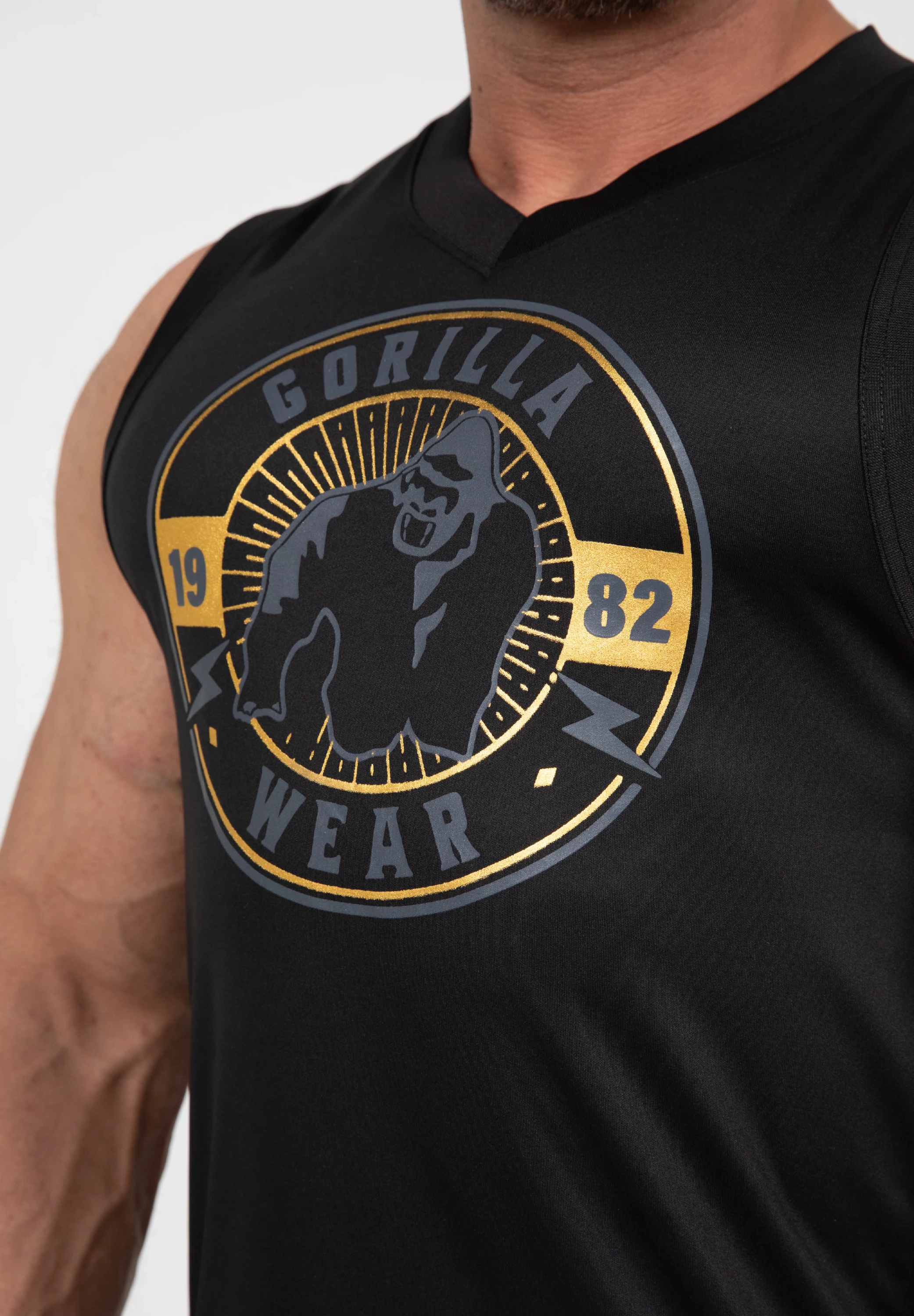 Orlando Jersey Tank Top - Black [Madhësia: M]