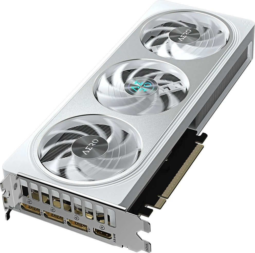 Kartelë grafike Gigabyte GeForce RTX 5060 AERO OC 8G, 8 GB GDDR7, e bardhë