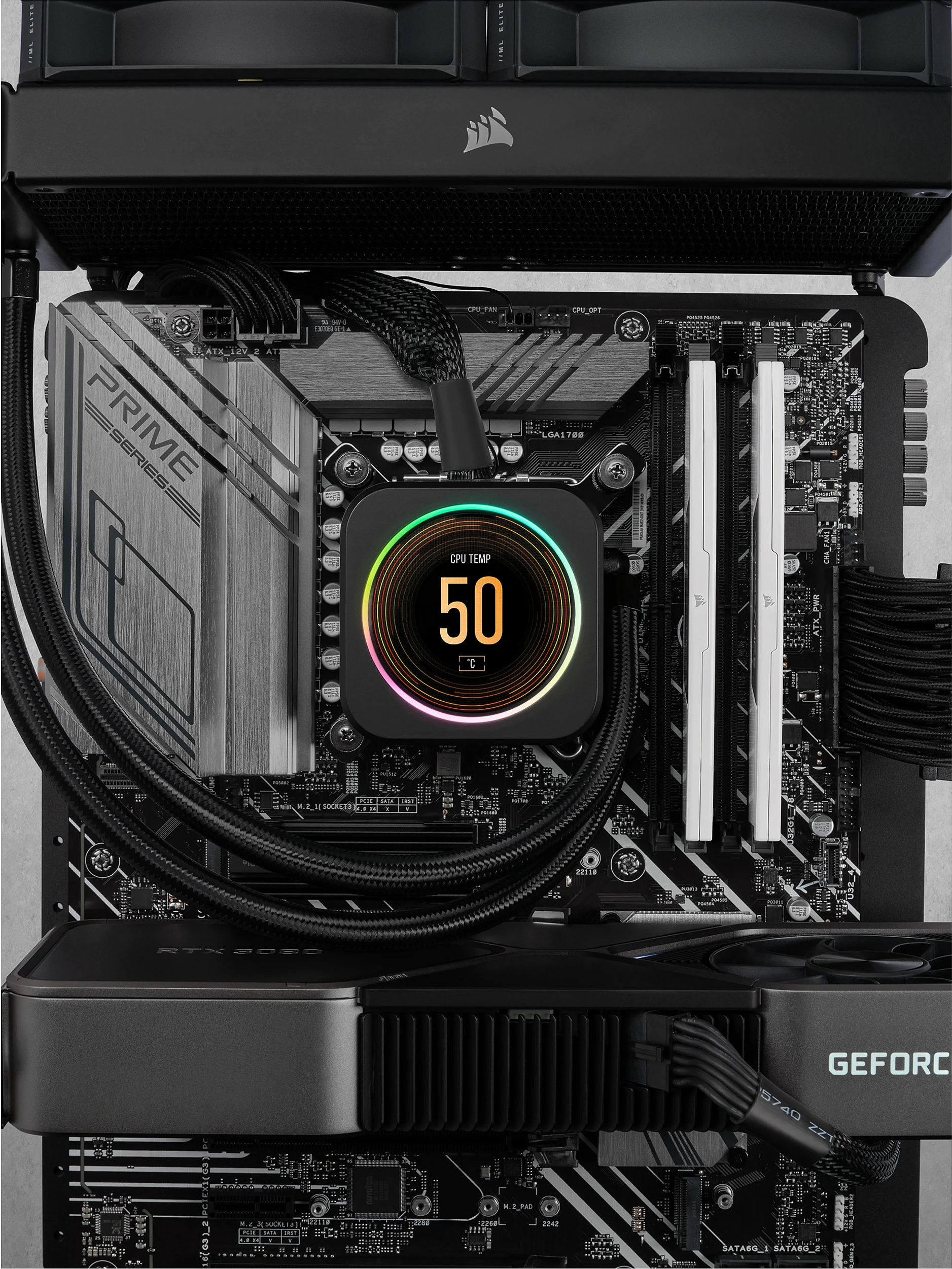 RAM Memorje Corsair Vengeance 32GB (2x16GB) DDR5 5200MHz, e bardhë