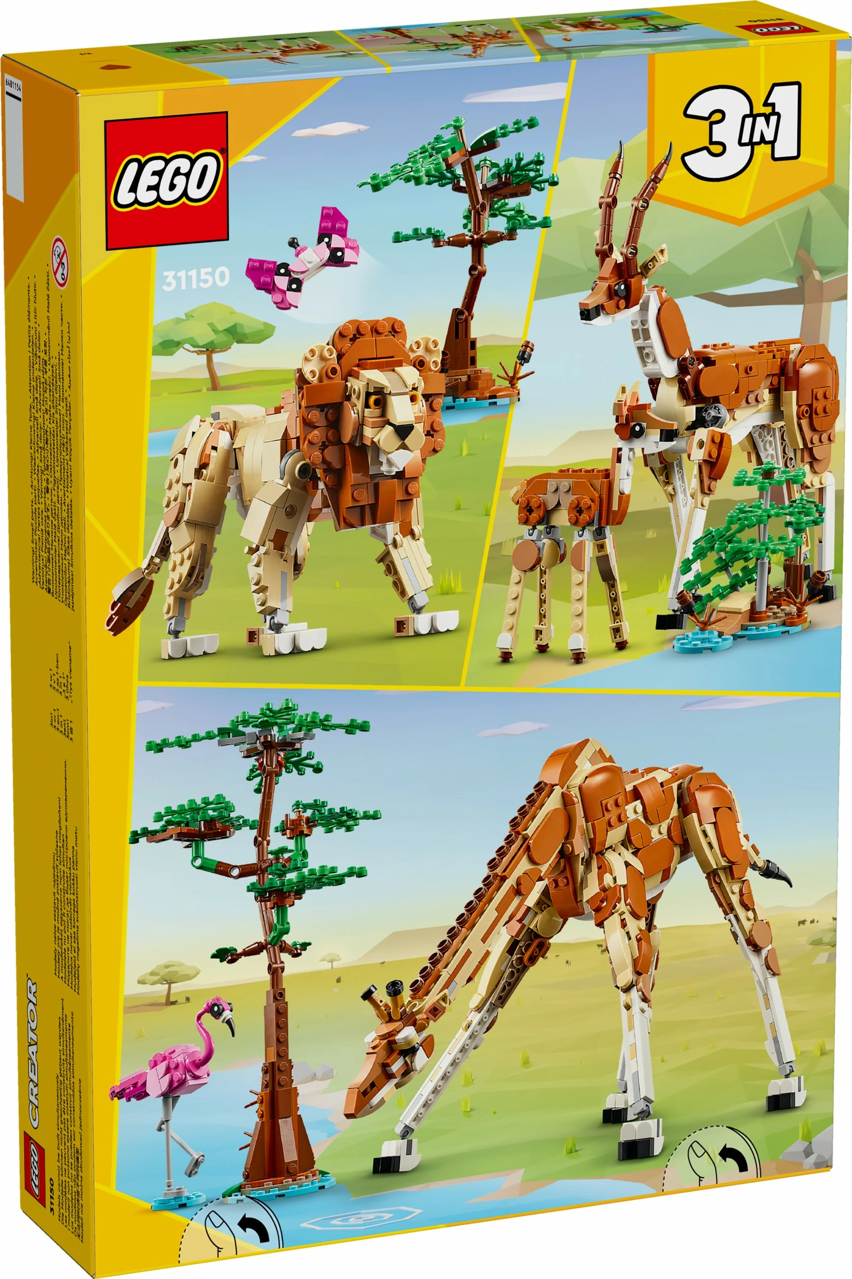 Set ndërtimi LEGO Creator 3in1 31150, 780 pjesë, shumëngjyrësh
