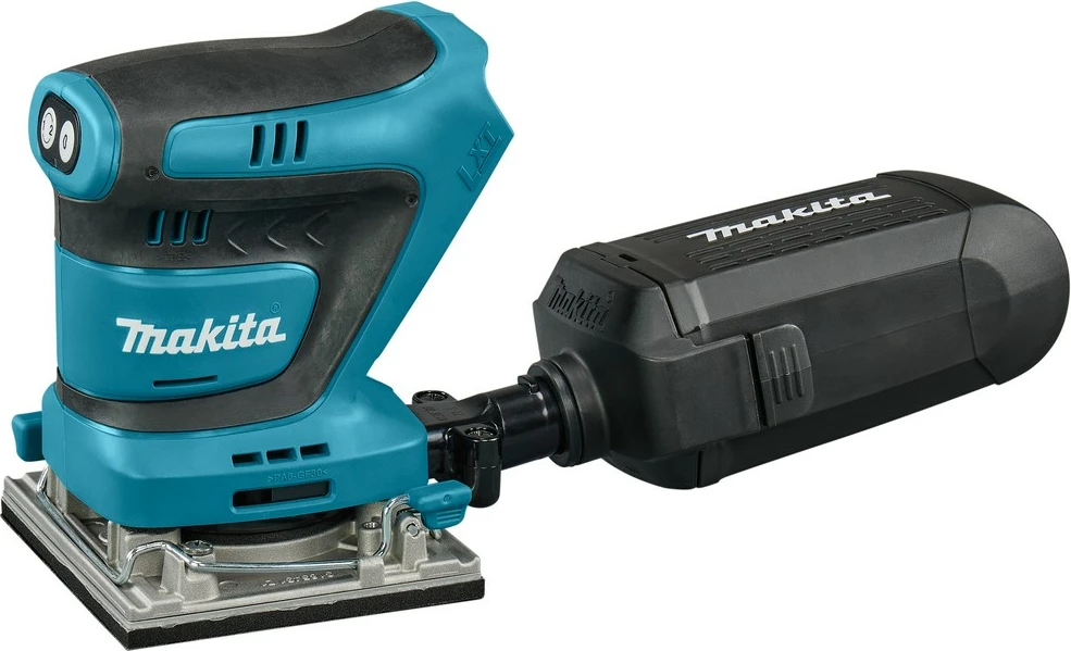 Lëmues orbital Makita DBO484Z, 18V, 2 shpejtësi, zi/kaltër