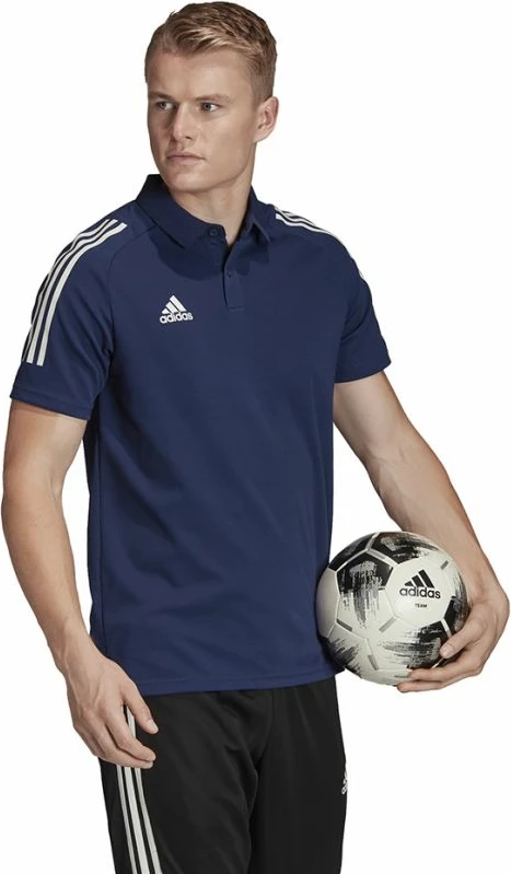 Maicë Polo për meshkuj adidas, ngjyrë blu deti dhe e bardhë [Madhësia: S]
