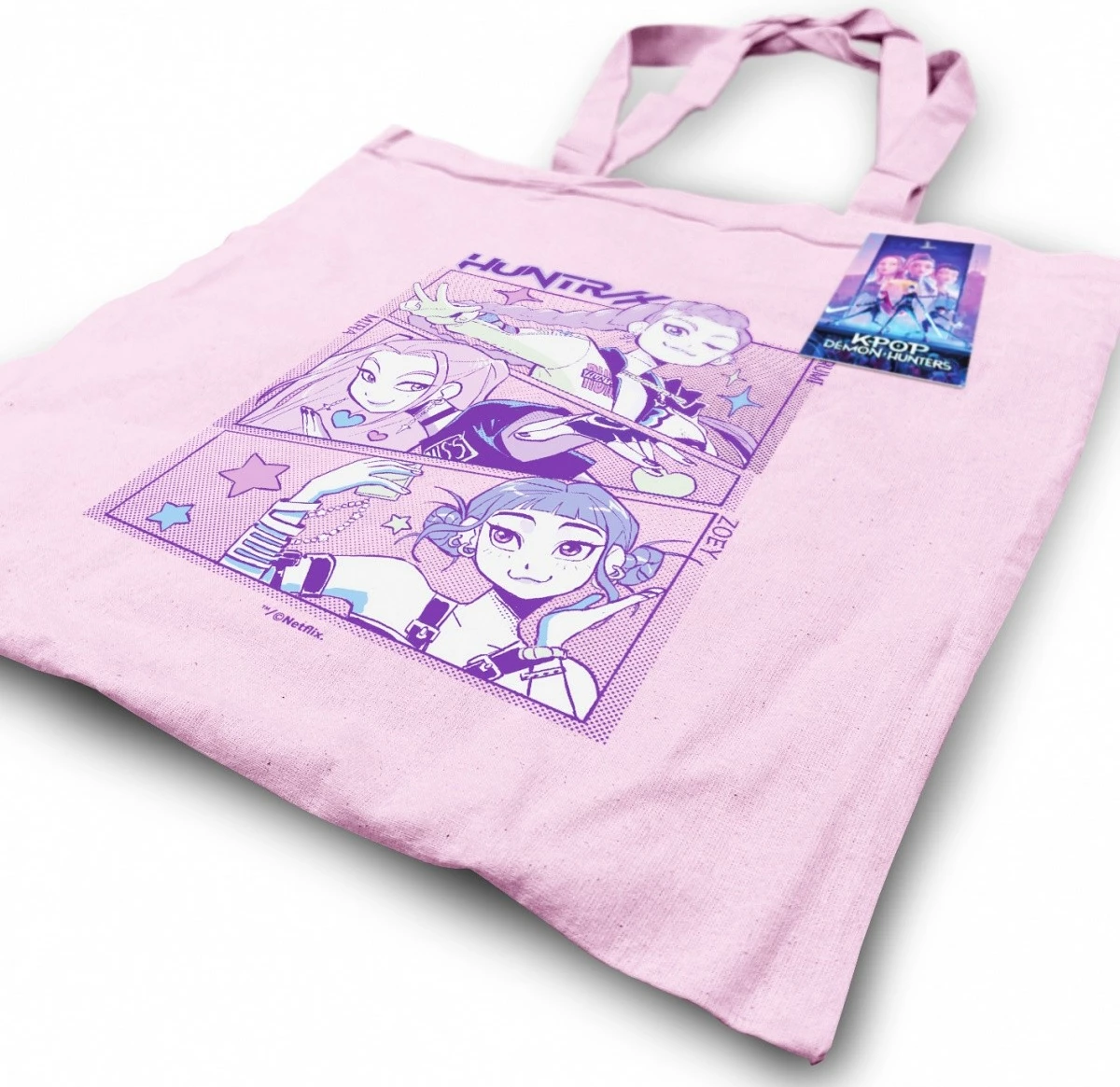 çantë pambuku Kids Euroswan K-POP Demon Hunters GP2510440 41 x 34.5 cm, rozë