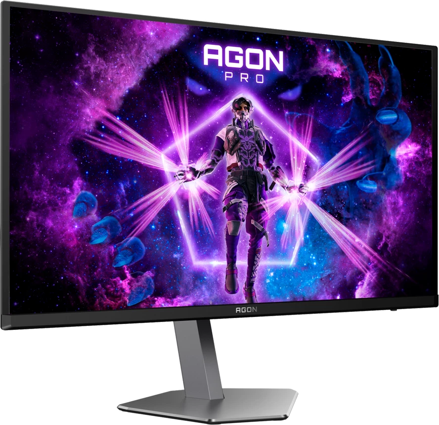 Monitor gaming AOC AGON PRO AG276QKD2 27\", QHD, QD-OLED, 500Hz, 0.03ms, HDR500 TrueBlack, G-Sync Compatible, USB hub, 2x HDMI 2.1, DP 2.1, Full Ergo, i zi