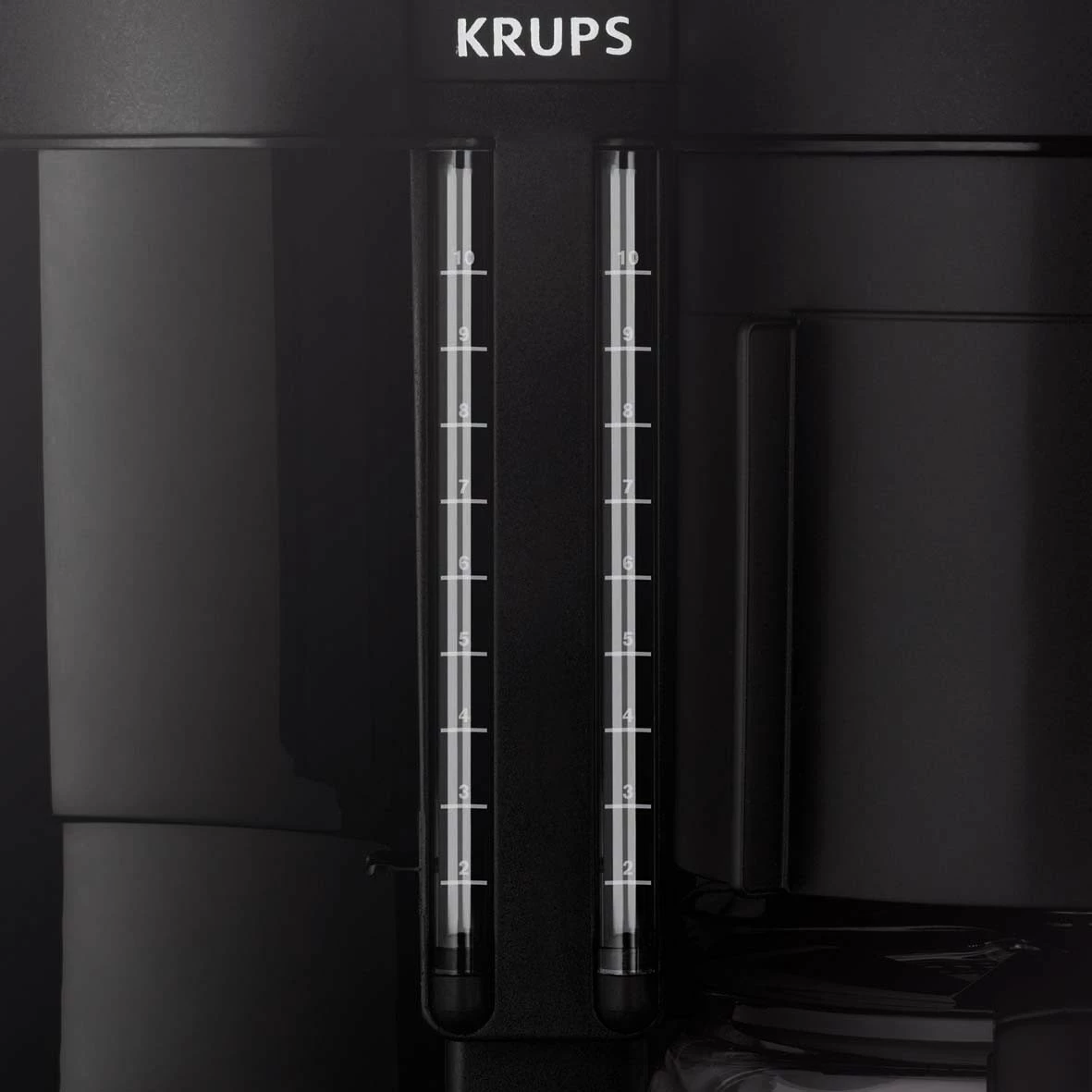 Aparat kafeje Krups 8508 Duothek Plus, 10 filxhanë, manual, i zi