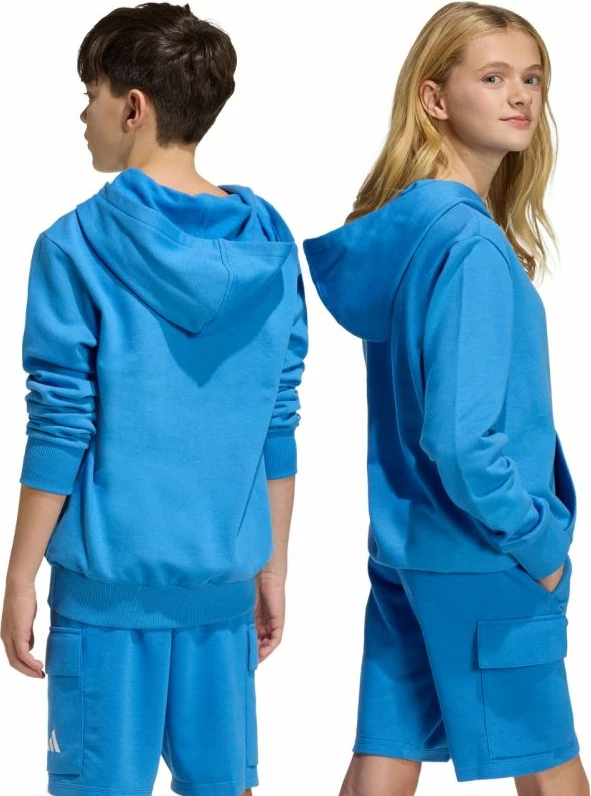 Duks për fëmijë adidas Essentials KD3382, kaltër [Madhësia: 176 cm]