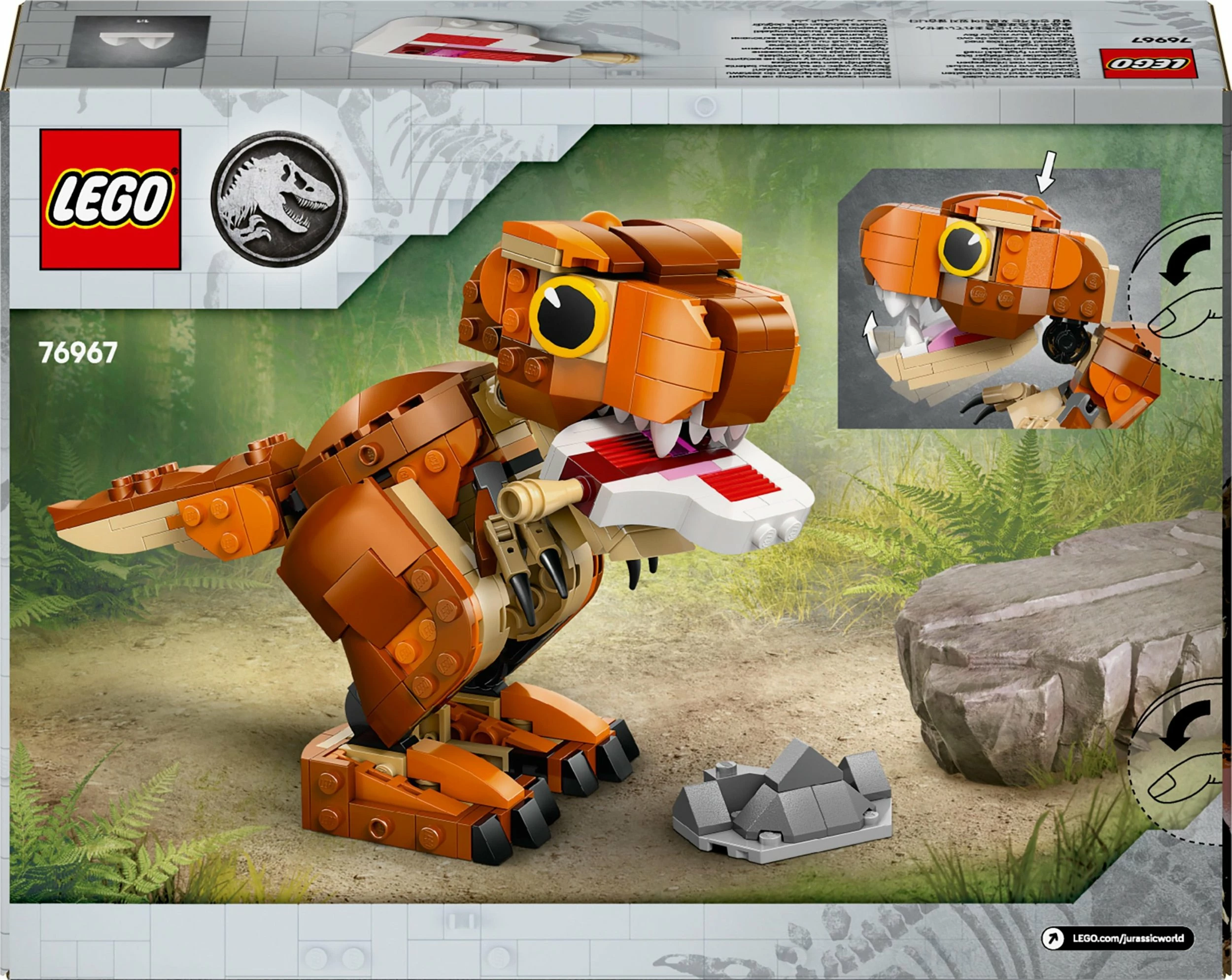 Set LEGO Jurassic World Small T-Rex 76967, 317 copë
