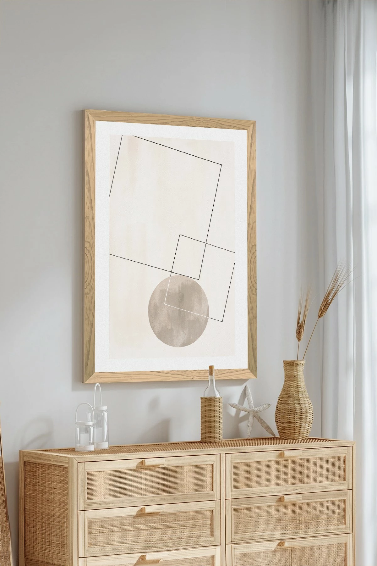 Pikturë dekorative Wallity, Tekhammdf87, shumëngjyrëshe, MDF, 33x48cm