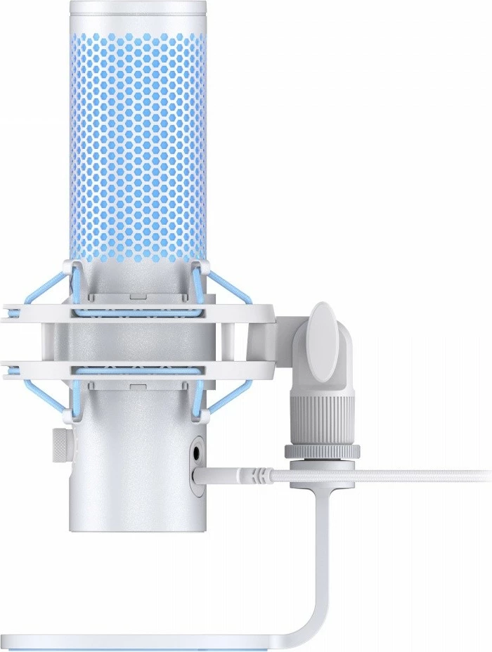 Mikrofon USB HyperX QuadCast 2 AN1D9AA, 24-bit/96 kHz, 4 polar pattern, USB-C, Frost (i bardhë)