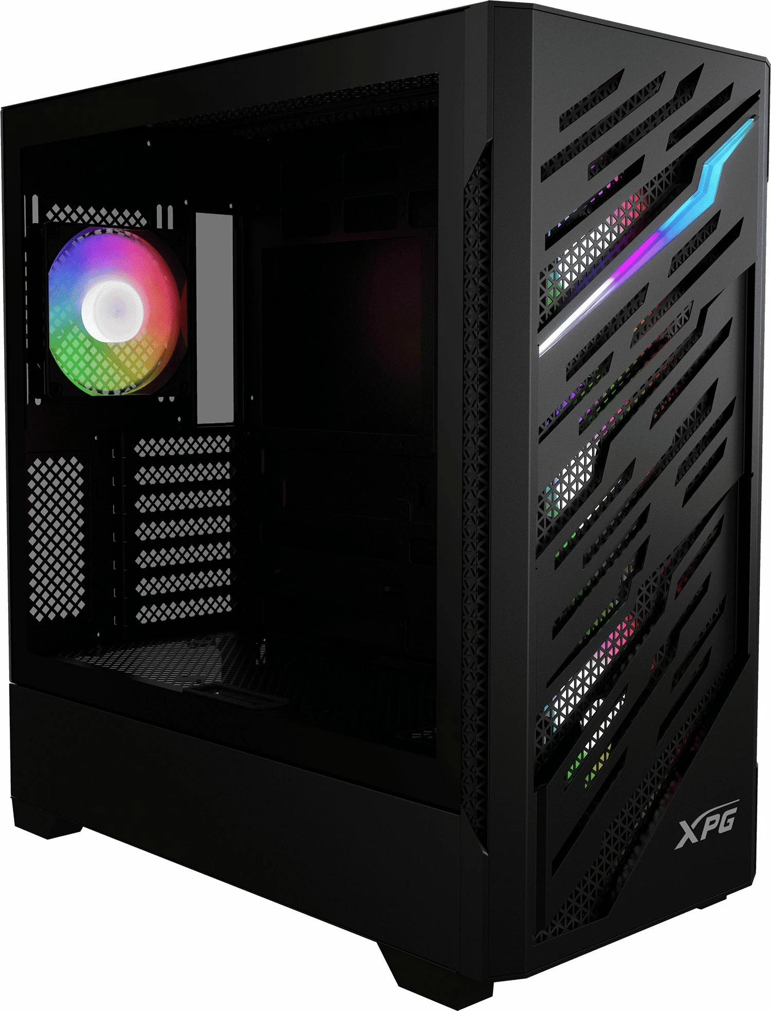 Kasë XPG Starker Air BTF ARGB (STARKERAIRBTFMTA-BKCWW) Midi Tower ATX/E-ATX, USB-C, 4x 120mm ARGB fan, e zezë