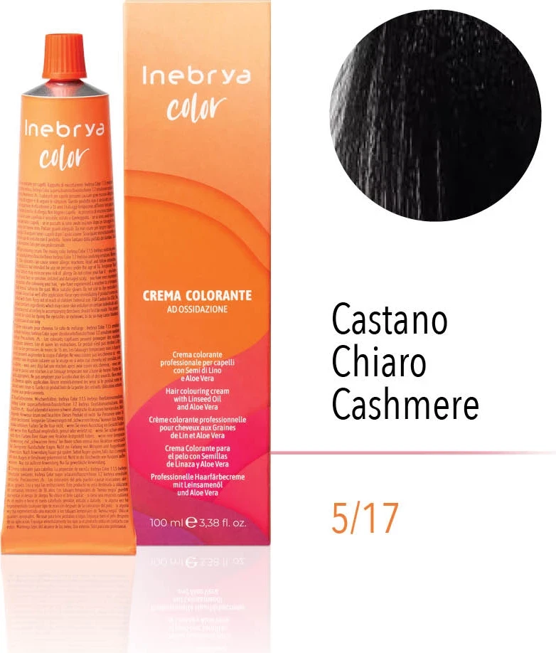 Ngjyrë për flokë Inebrya 5/17 Kashmir I kaftë I hapur, 100ml