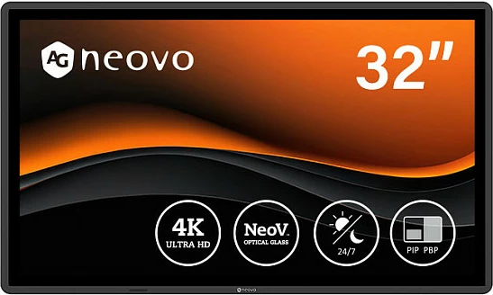 Monitor AG Neovo QX3202, 32", 4K UHD, LED, 24/7, i zi