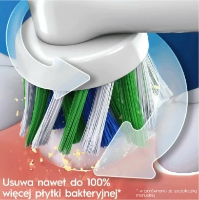 Furçë dhëmbësh elektrike Oral-B Vitality Pro D103 Duo, 3 modalitete, 2 copë, zezë/vjollcë, set 2 copë