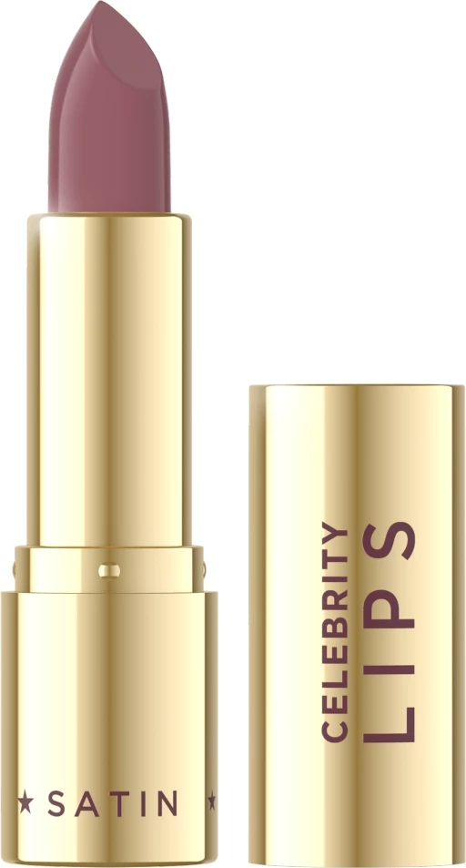 Buzëkuq Eveline Cosmetics Celebrity Lips Satin Creamy Lipstick 601 Heat për femra, 1 art
