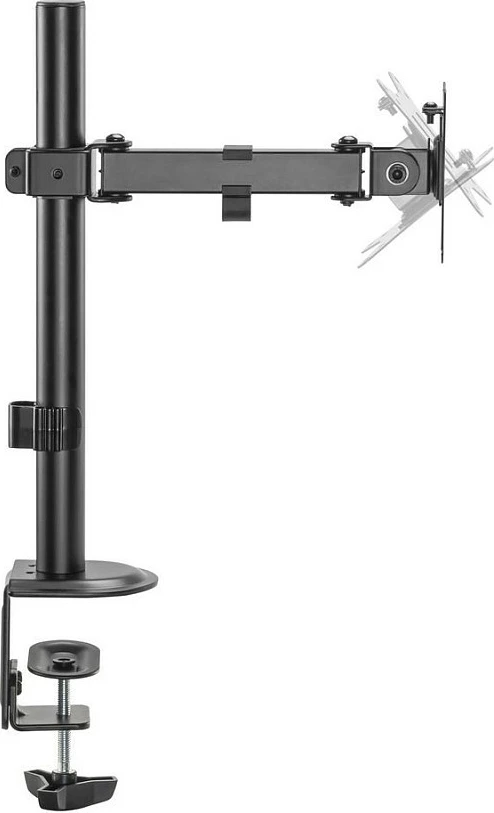 Mbajtëse tavoline për monitor EQUIP, 17–32 inç, 1 ekran, 360°, deri 9 kg, e zezë