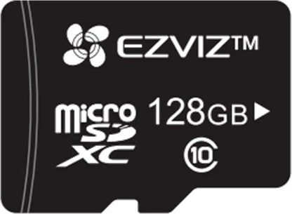 Kartë memorie MicroSDXC EZVIZ 128GB, Class 10, e zezë