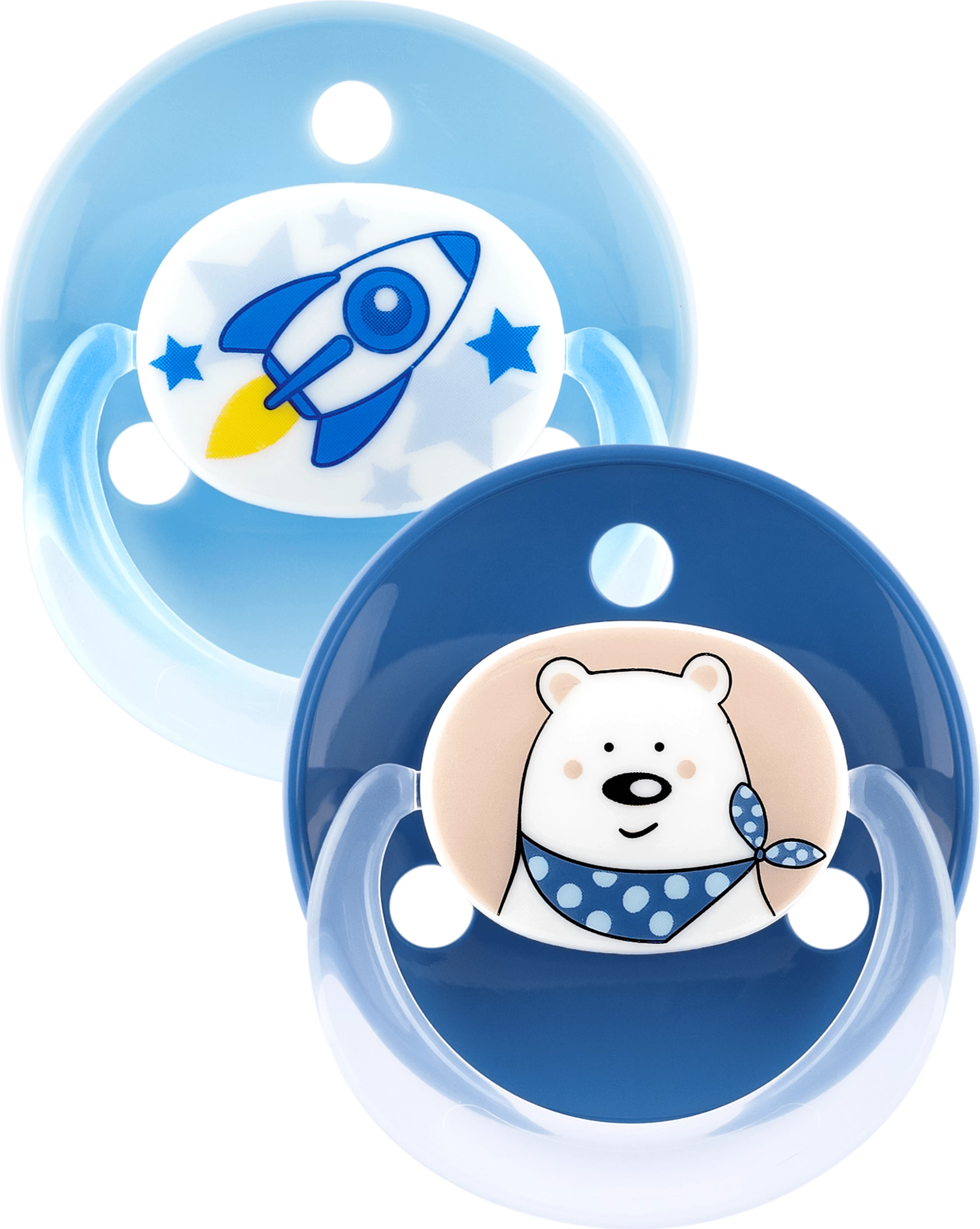 Mema të rrumbullakëta (0-24 muaj) Babynova, 2 copë