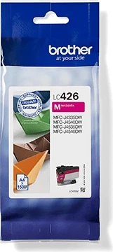 Kasetë boje Brother LC426M, rendiment 1500 faqe, standard, magenta