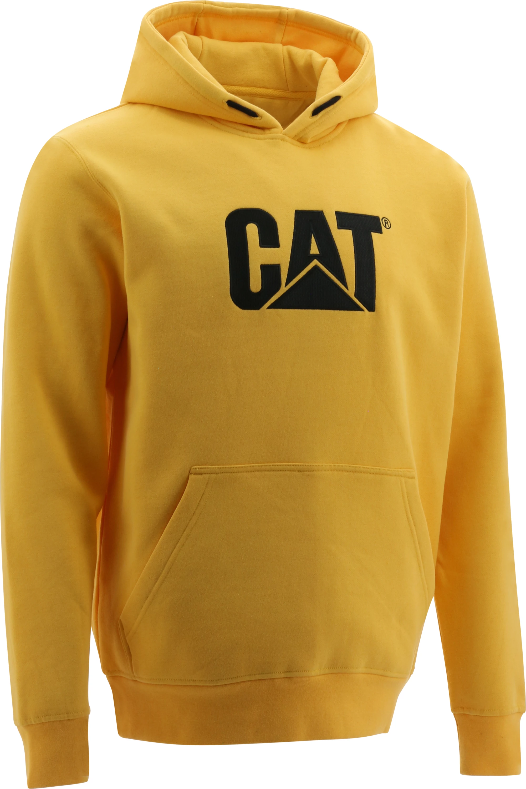 Duks me kapuç CAT W10646, 360g, madhësia L, i verdhë