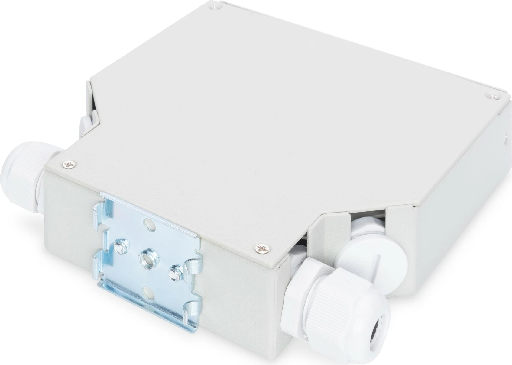 Kuti ndërlidhëse Digitus për 8 LC/DX, e bardhë, për shinë DIN