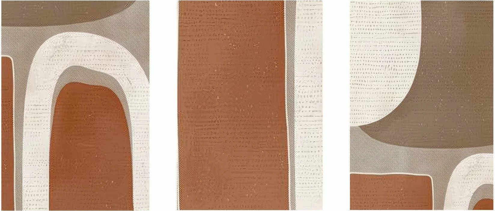 Pikturë dekorative me kornizë MDF (3 copë), Wallity, Mp3-00112, 21x30cm