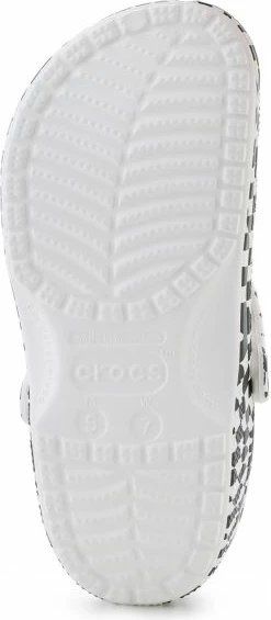 Këpucë Crocs për meshkuj dhe femra, të bardha dhe të zeza [Madhësia: 36 - 37]