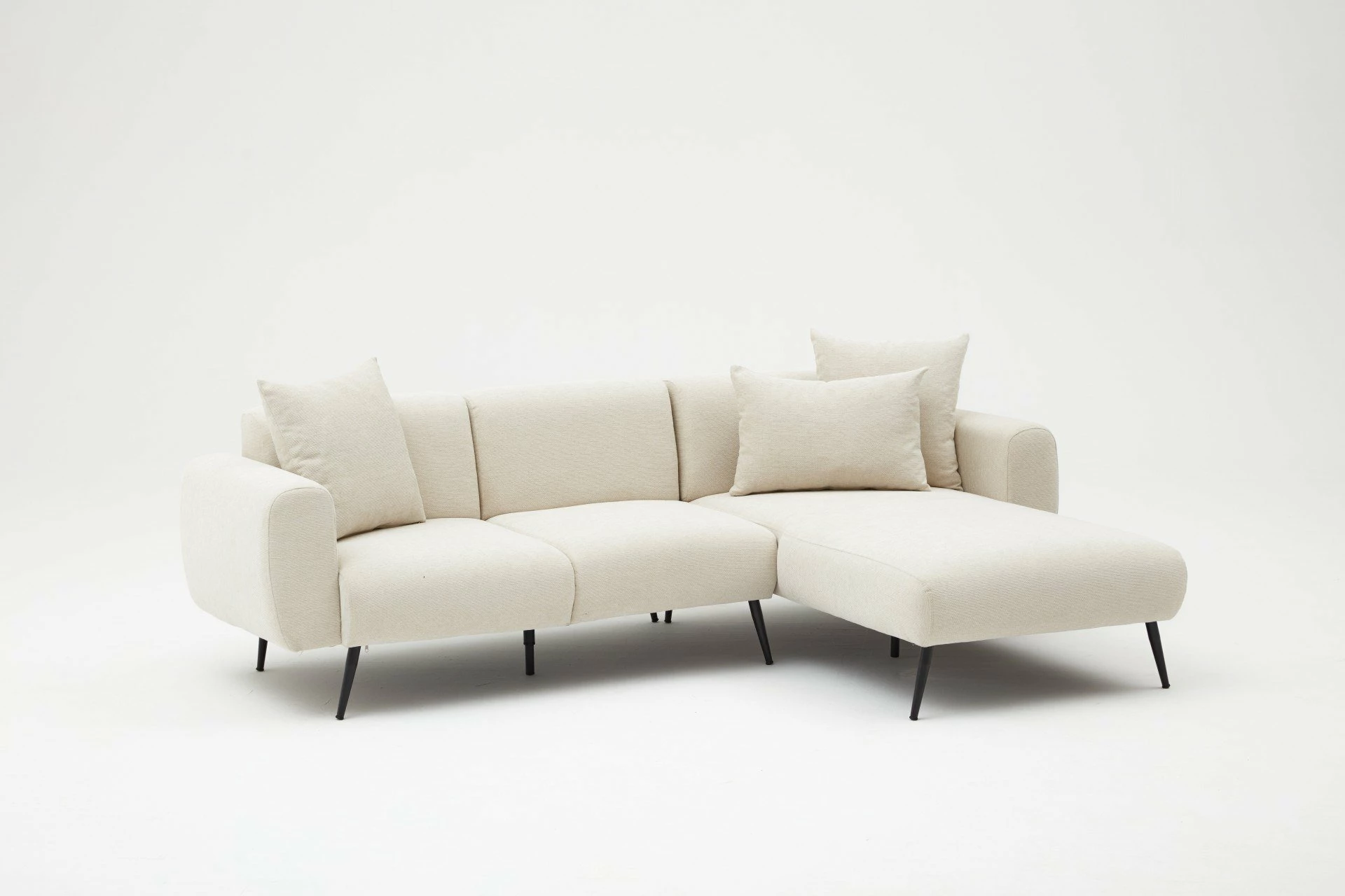 Këndare Atelier del Sofa, anë e djathtë, ngjyrë krem