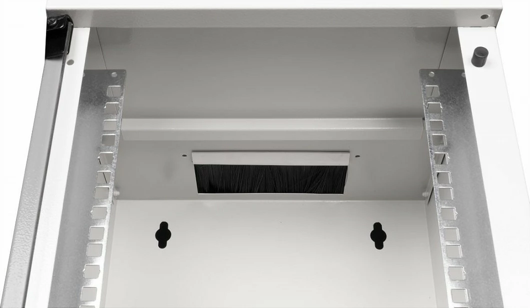 Rack n'mur EQUIP ECO 10" 9U 300x300mm, derë xhami të kalitur, gri e çelët