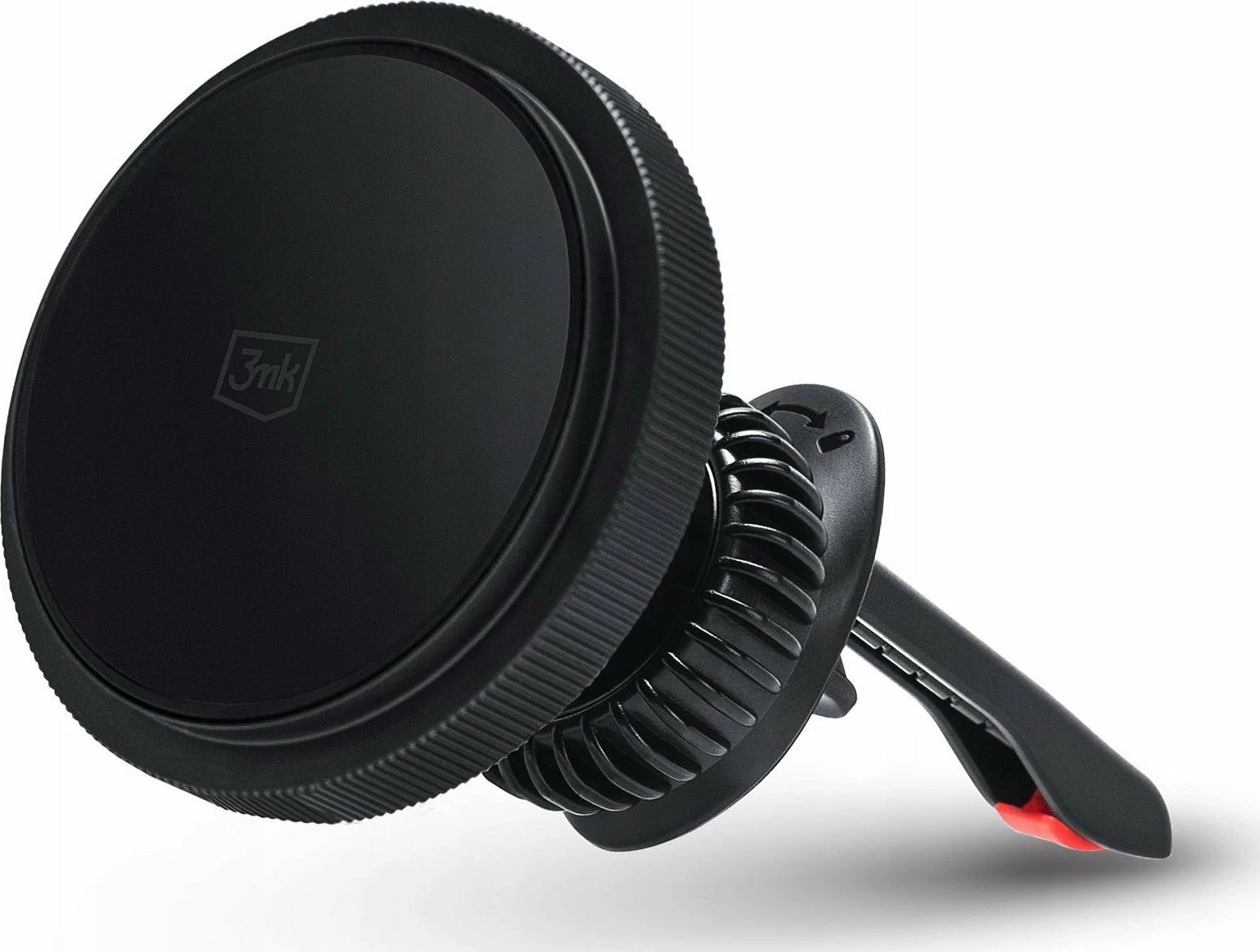 Mbajtës magnetik me karikim wireless për ventila makine 3MK Car MagCharger MagSafe 15W, i zi