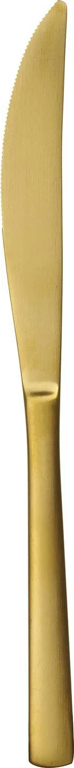 Thikë tavoline OVE Fjord Gold 226 mm, ar, set 12 copë