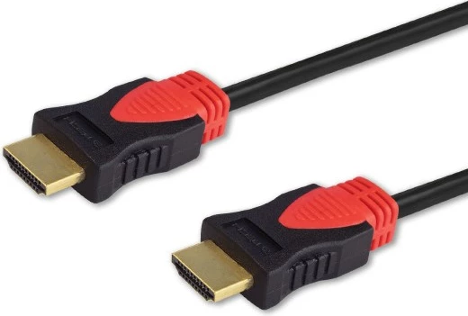 Kabllo Savio CL-113 HDMI cable 5 m, HDMI Type A, e zezë / e kuqe