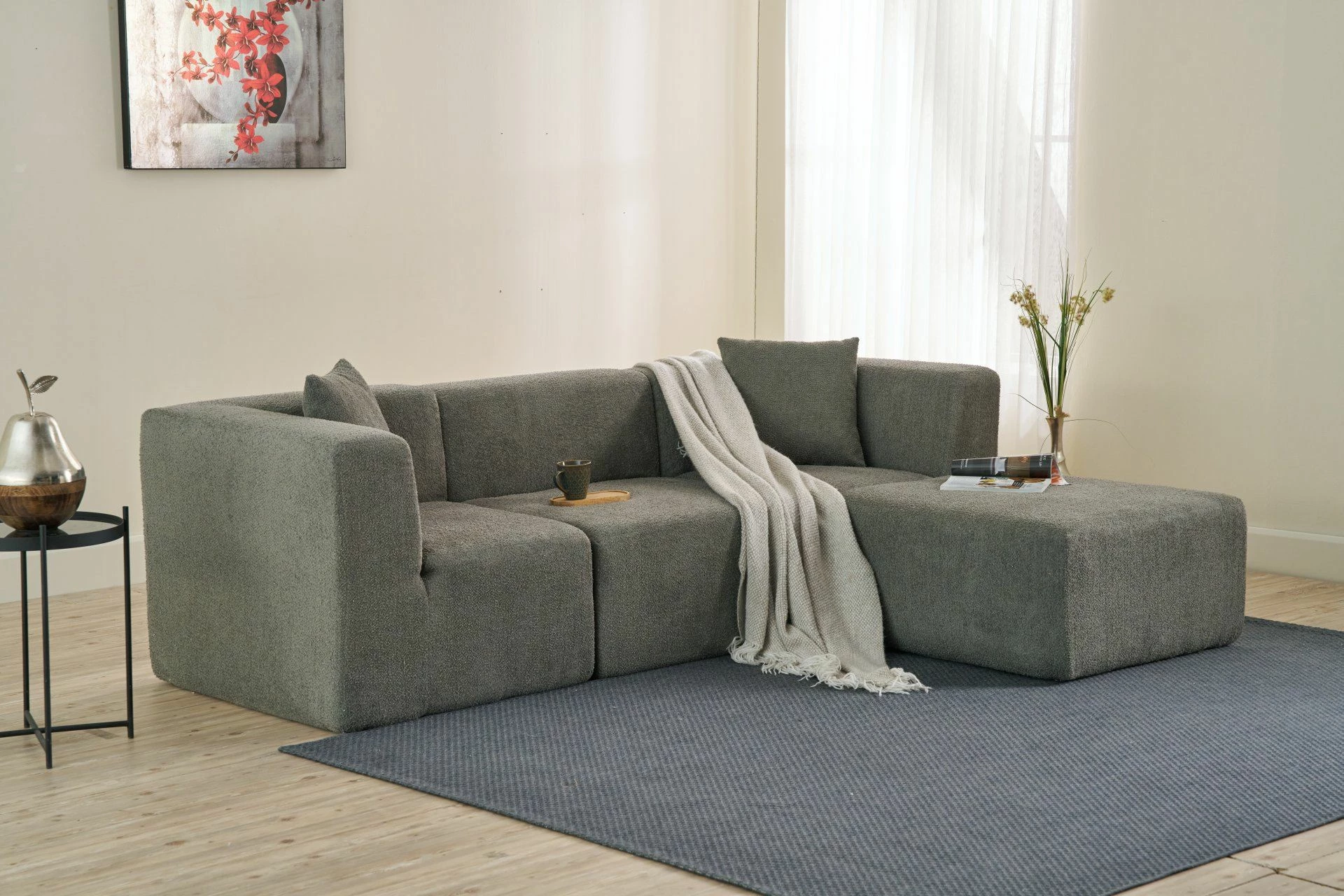 Këndare Atelier del Sofa, ngjyrë gri