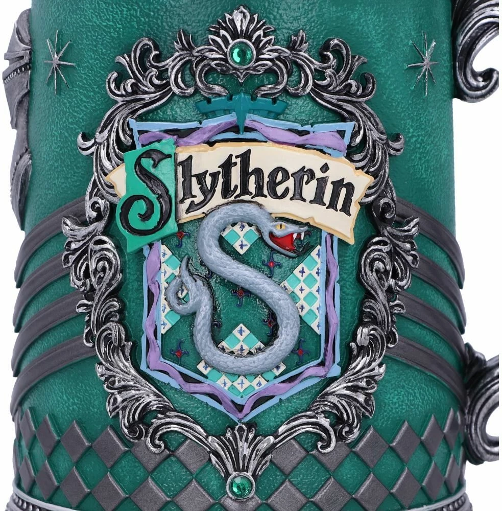 Kupë koleksionuese NEMESIS NOW Harry Potter Slytherin, resin e pikturuar me dorë, jeshile/argjend