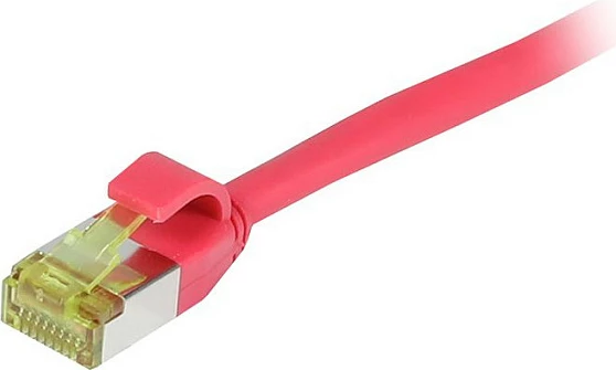 Kabllo rrjeti Synergy21 Patch RJ45 CAT6A, 1.5m, S/FTP slimline, e kuqe