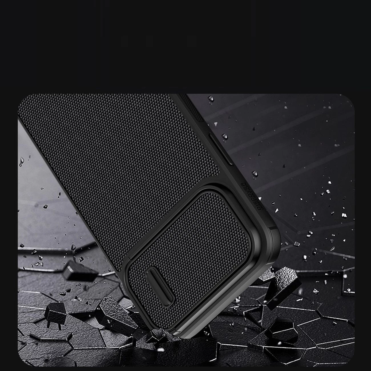 Mbështjellës Nillkin Textured S Case për iPhone 14 Plus, me kapak kamere, i gjelbër