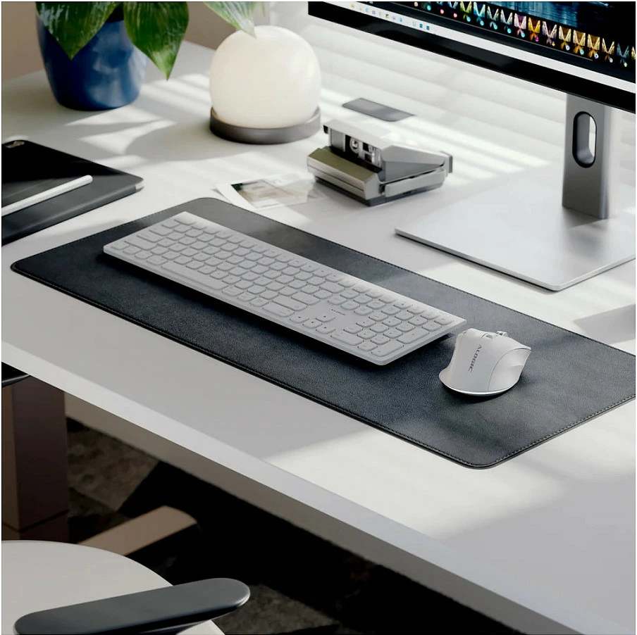 Maus wireless Bluetooth ALOGIC Apex, 6400 DPI, USB-C rikarikues, i bardhë