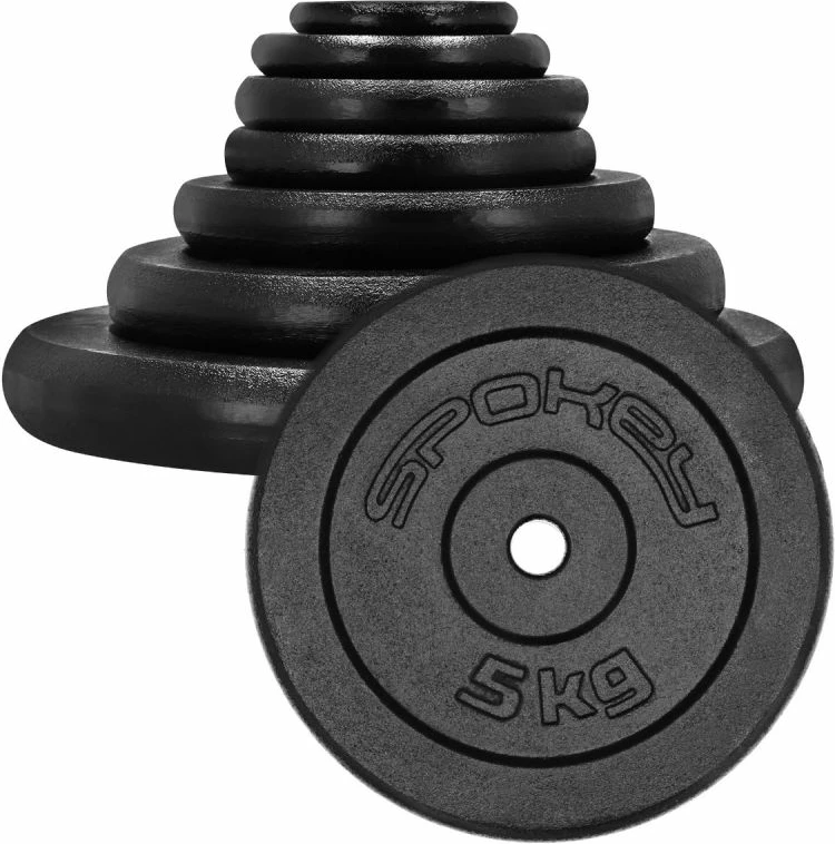 Peshë hekuri Spokey, 5kg, e zezë [Madhësia: 5 kg]