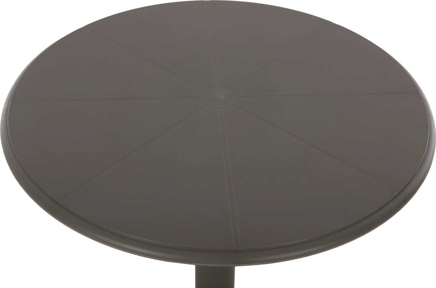 Tavolinë rrethore polipropileni, ngjyrë ulliri, TERRIN FH6124.15, Φ60x75Hcm
